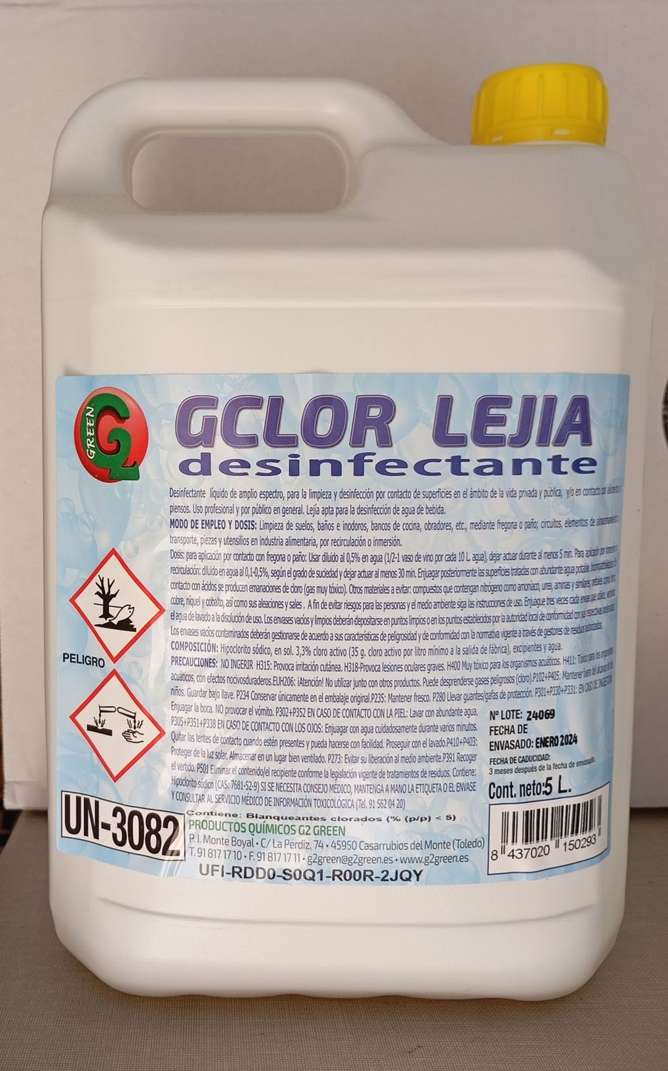 GCLOR LEJIA ALIMENTARIA 5L