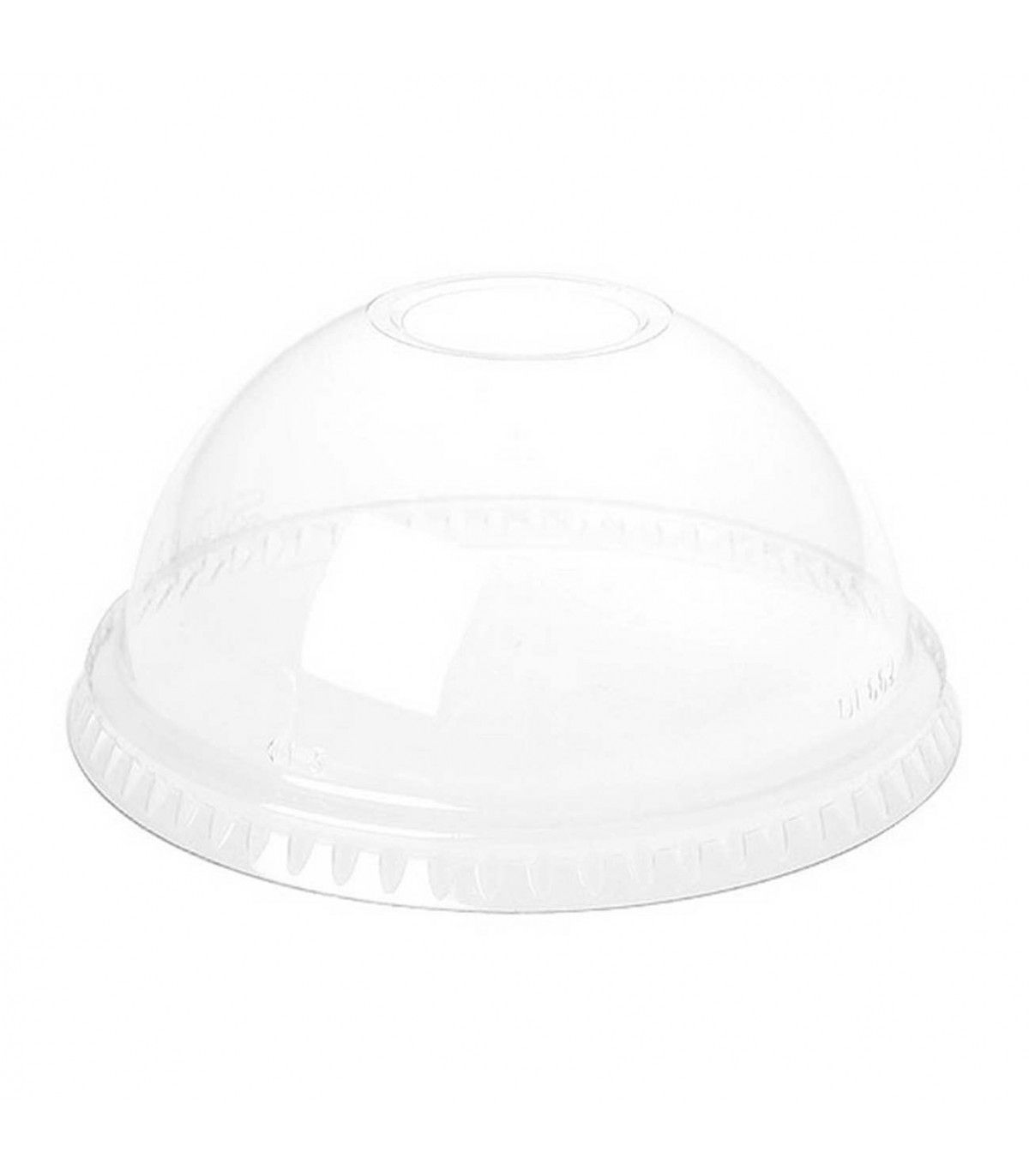 TAPA CUPULA CON AGUJERO PARA VASO PET 16/12oz