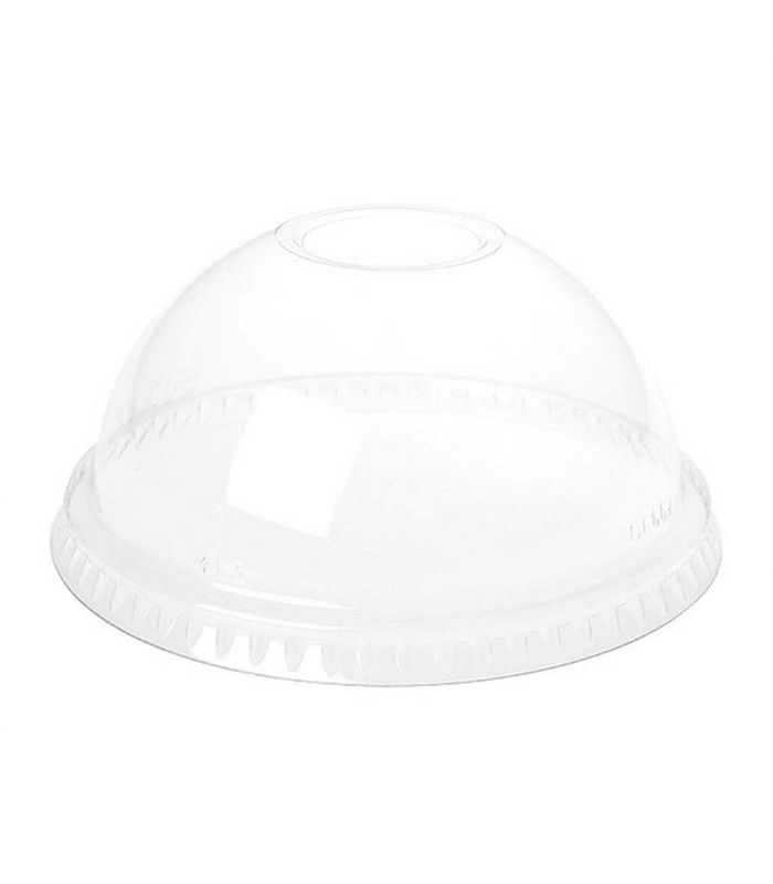 TAPA CUPULA CON AGUJERO PARA VASO PET 16/12oz