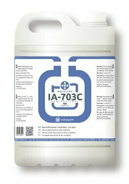 IA 703 C LIMPIADOR DESINFECTANTE CLORADO H.A 20L IA 703 C LIMPIADOR DESINFECTANTE CLORADO H.A 20L