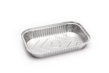 ENVASE DE ALUMINIO 1500cc 100und CON TAPA