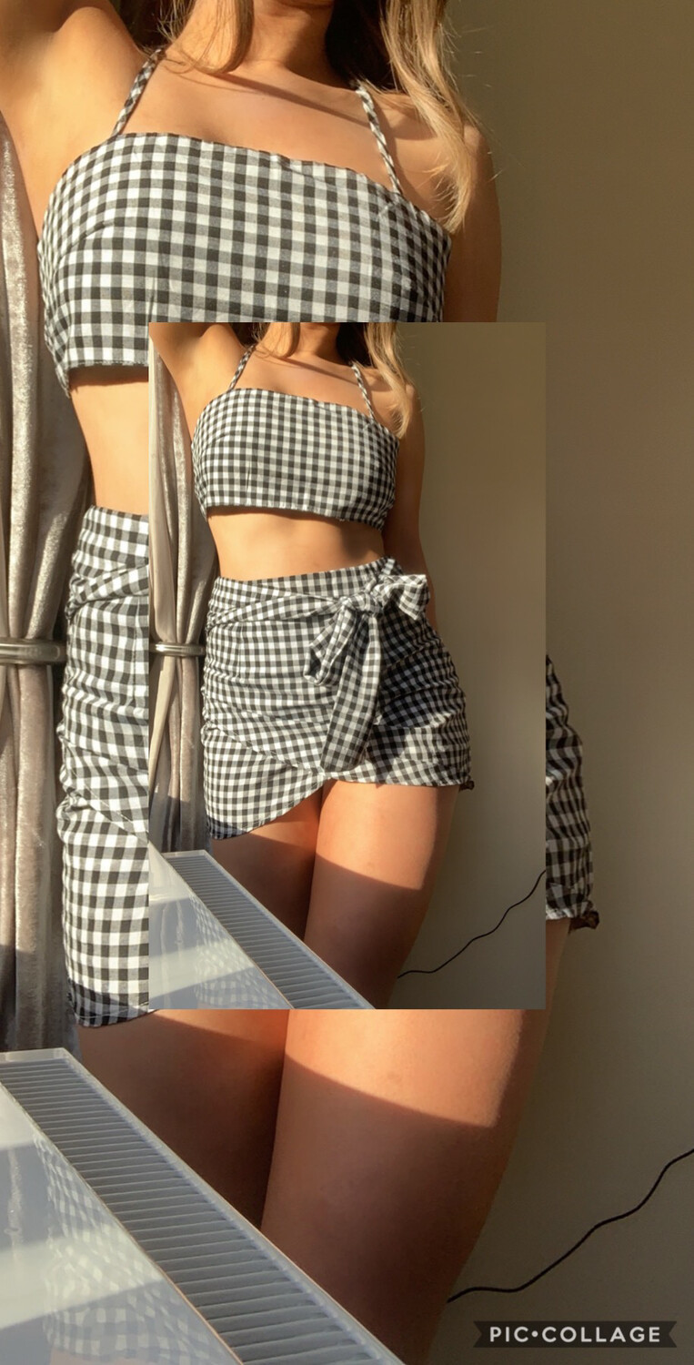 ‘Penny’ Gingham Two Piece