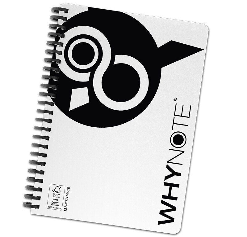BLOC NOTE EFFAÇABLE A5 - PAGES BLANCHES