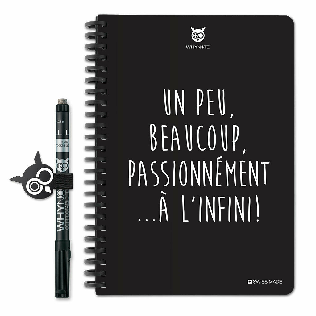 WHYNOTE BOOK - A5 - UN PEU, BEAUCOUP...