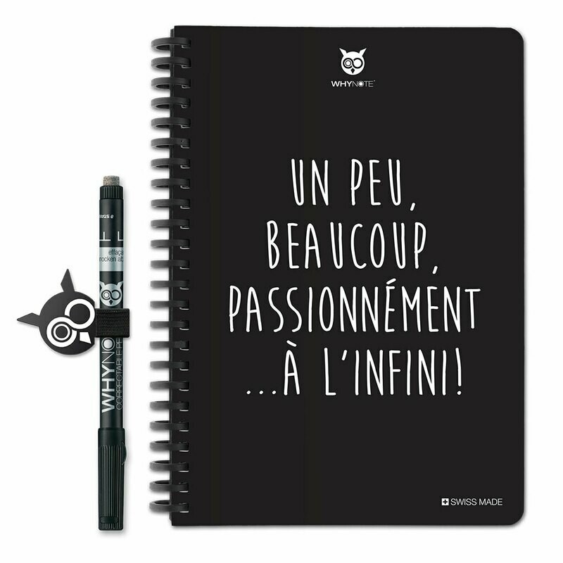 WHYNOTE BOOK - A5 - UN PEU, BEAUCOUP...