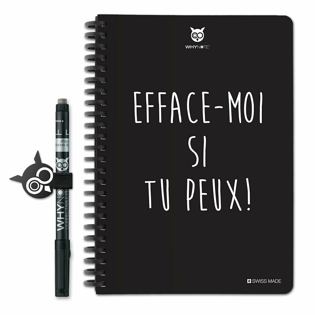 WHYNOTE BOOK - A5 - EFFACE-MOI SI TU PEUX!