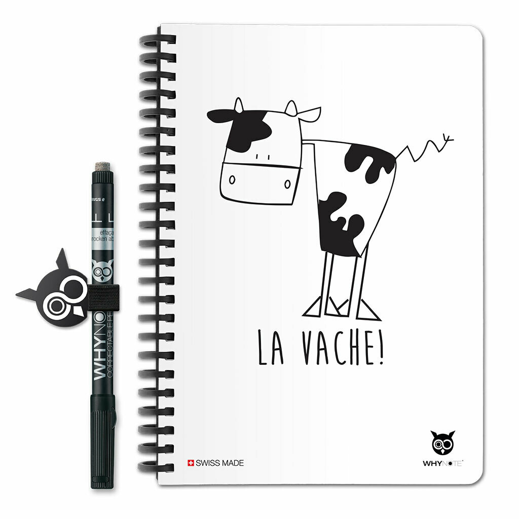 WHYNOTE BOOK - A5 - VACHE