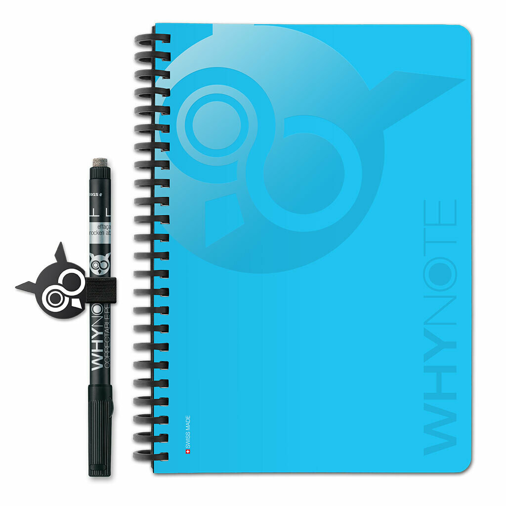 WHYNOTE BOOK - A5 - BLEU