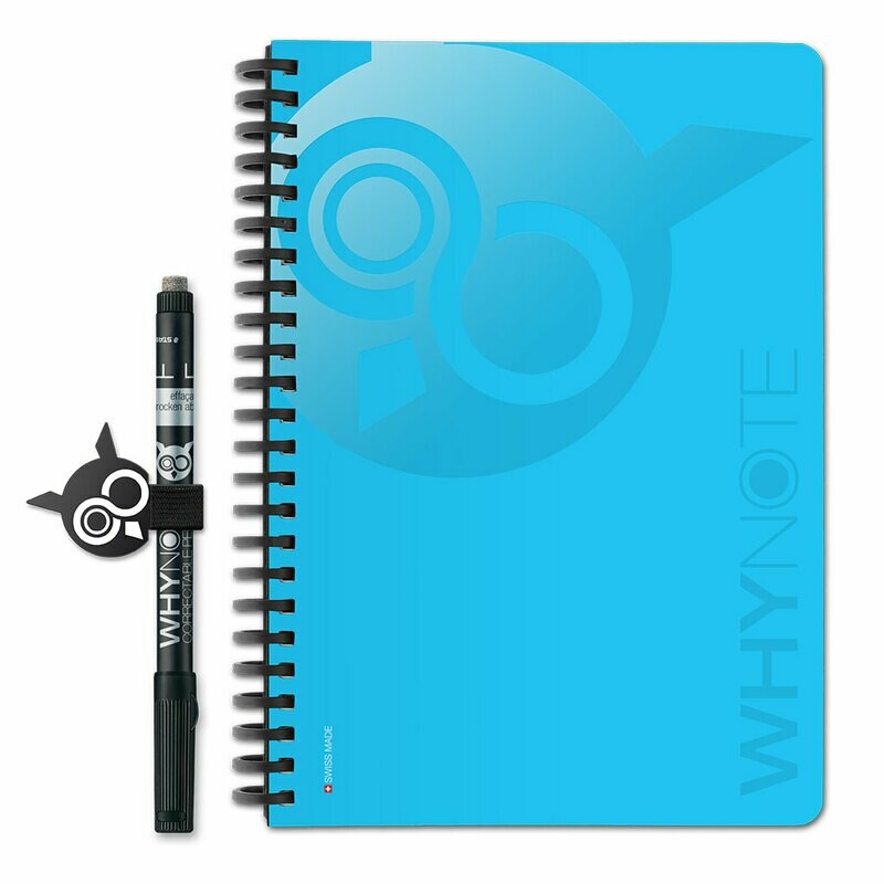 WHYNOTE BOOK - A5 - BLEU