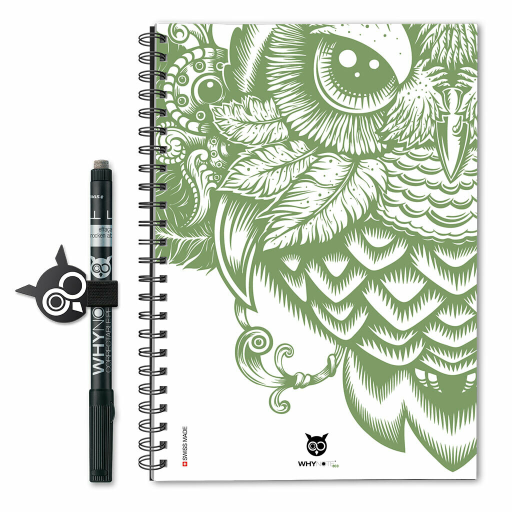 WHYNOTE BOOK ECO - A5 - GREEN
