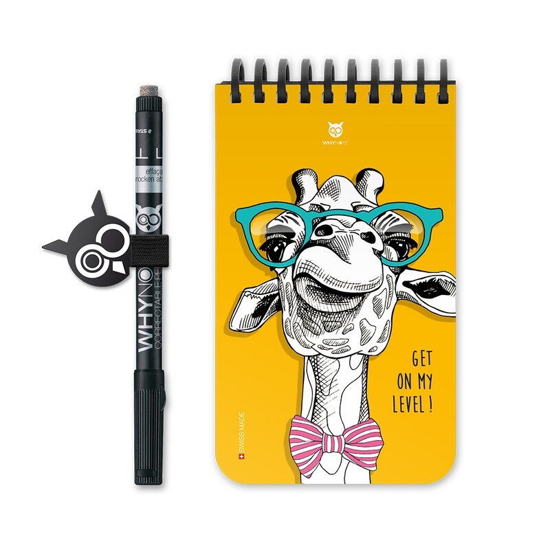 WHYNOTE BOOK - POCKET - GIRAFE
