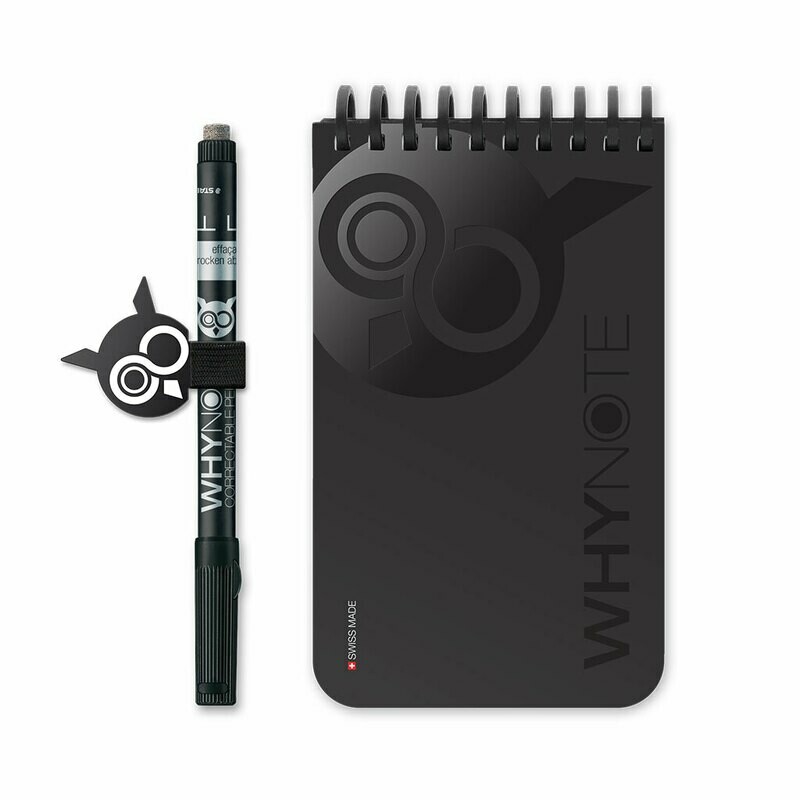 WHYNOTE BOOK - POCKET - NOIR