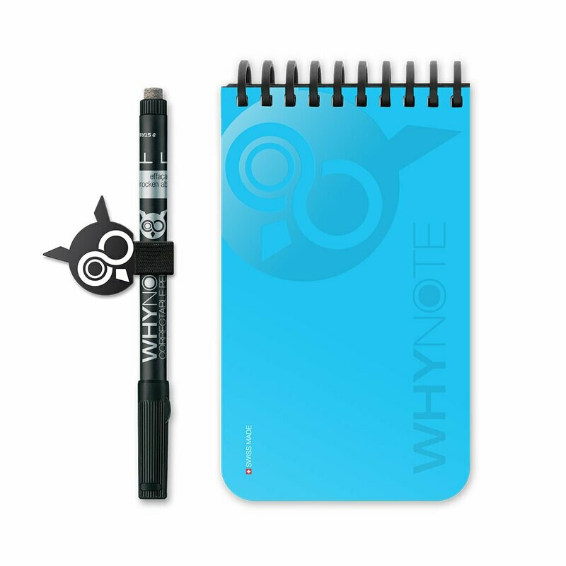 WHYNOTE BOOK - POCKET - BLEU
