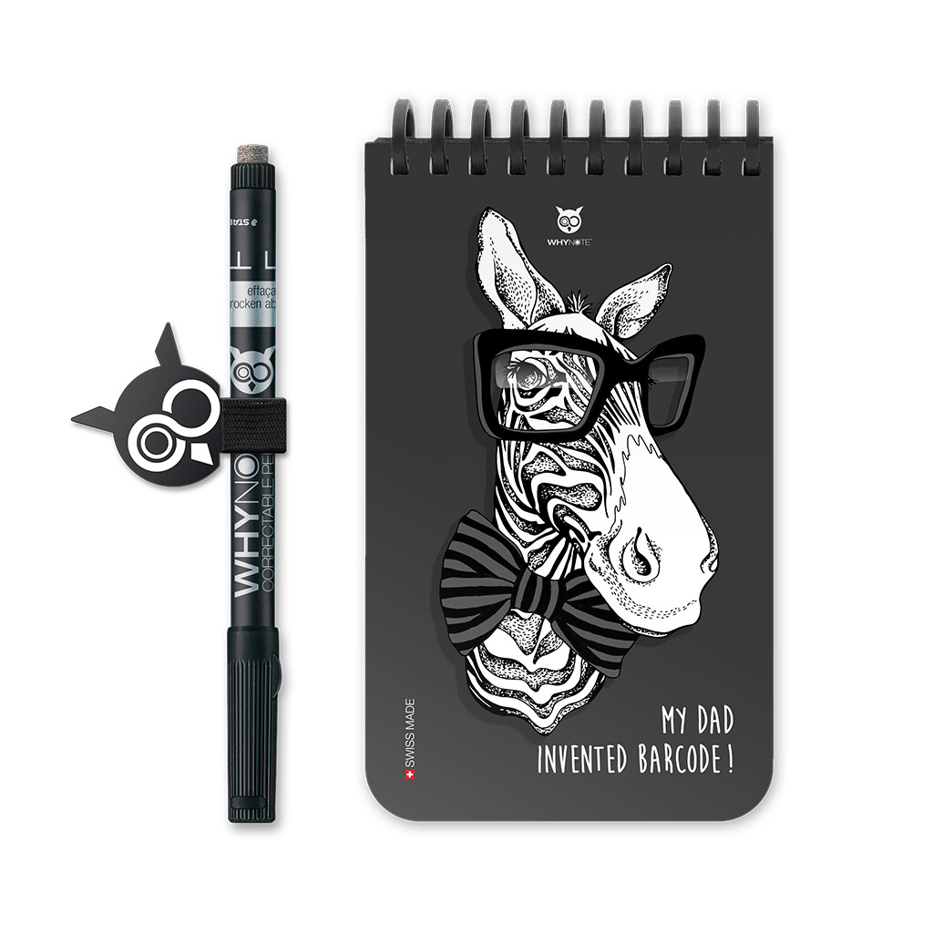 WHYNOTE BOOK - POCKET - ZEBRA