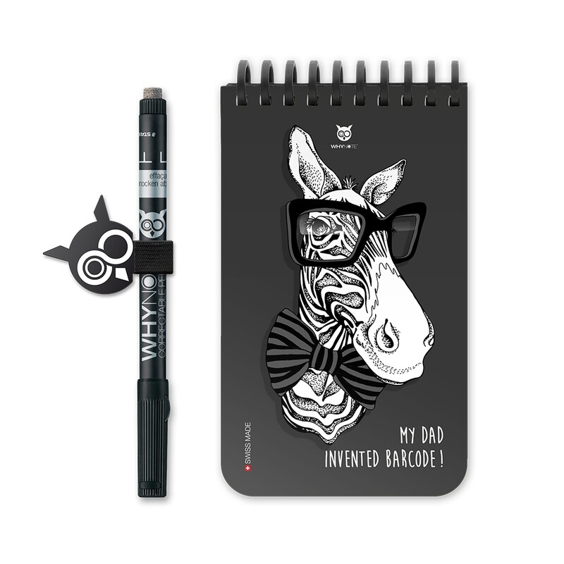 WHYNOTE BOOK - POCKET - ZEBRA