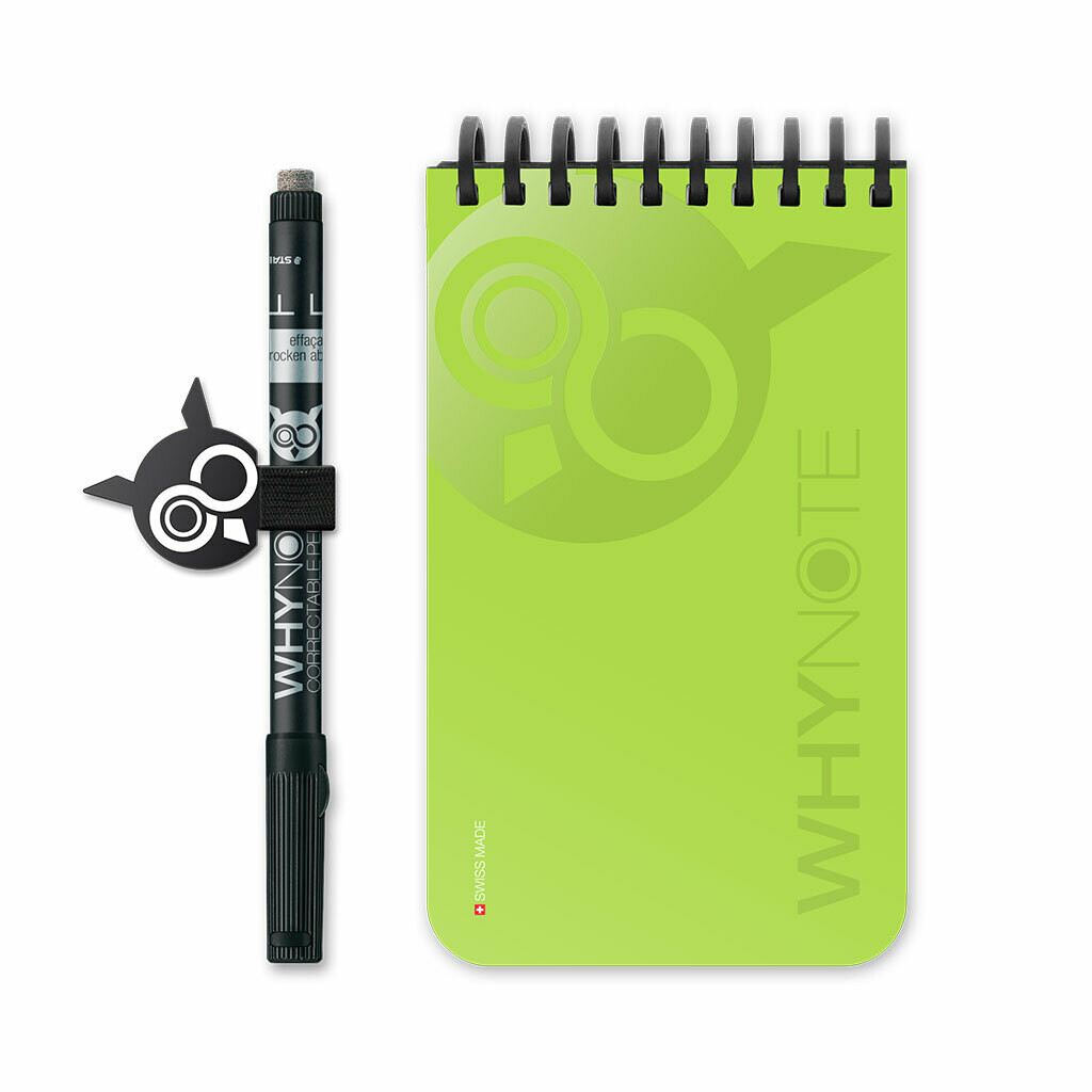 WHYNOTE BOOK - POCKET - VERT