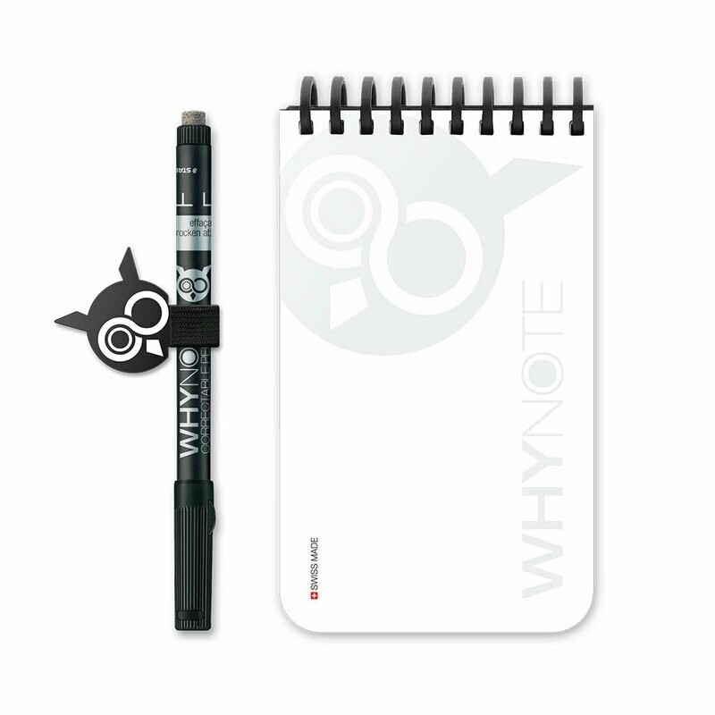 WHYNOTE BOOK - POCKET - BLANC