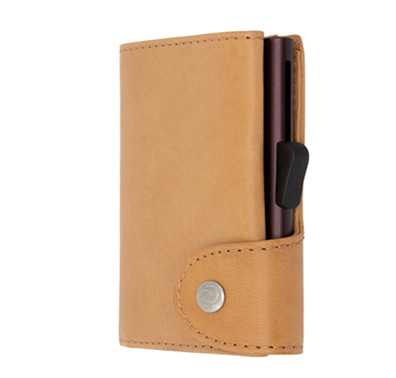 PORTE-CARTES RFID CUIR VÉGÉTAL SADDLE