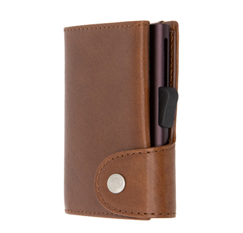 PORTE-CARTES RFID CUIR VÉGÉTAL GUN