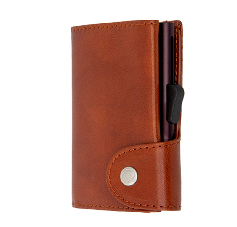 PORTE-CARTES RFID CUIR VÉGÉTAL MACCHIATO