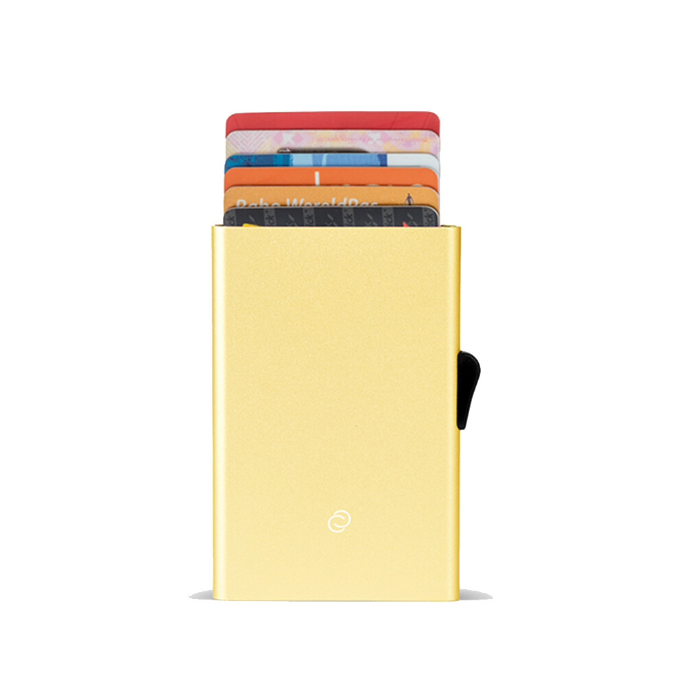 ALUMINIUM CARDHOLDER CHANPAGNE OR