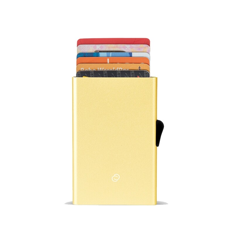 ALUMINIUM CARDHOLDER CHANPAGNE OR