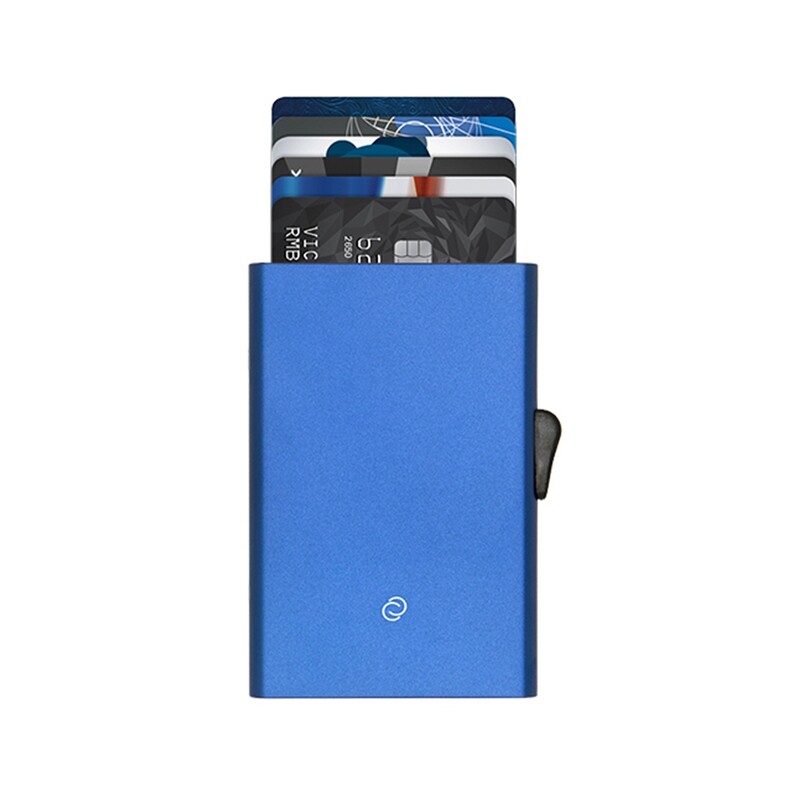 ALUMINIUM CARDHOLDER BLEU INDIGO