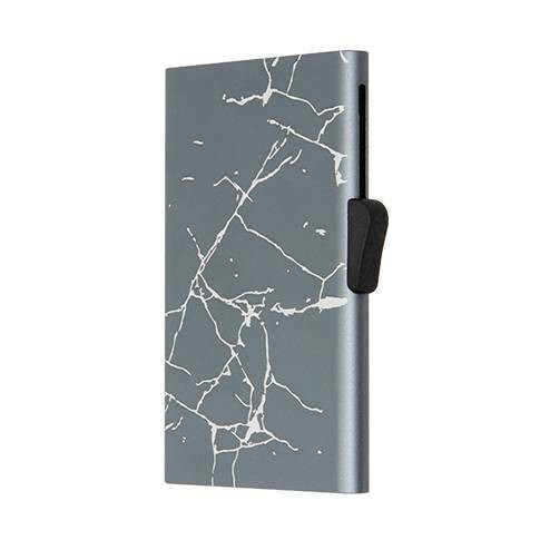ALUMINIUM CARDHOLDER MARBRÉ GRIS