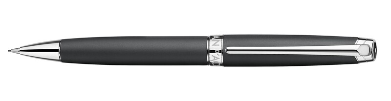 Porte-Mine LÉMAN NOIR MAT Argenté Rhodié
