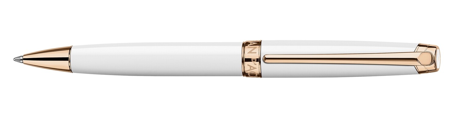 Stylo Bille LÉMAN Blanc Or Rose