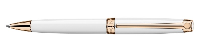 Stylo Bille LÉMAN Blanc Or Rose