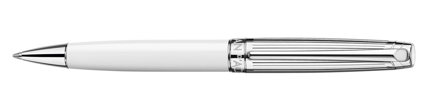 Stylo Bille LÉMAN BICOLOR Blanc Argenté Rhodié