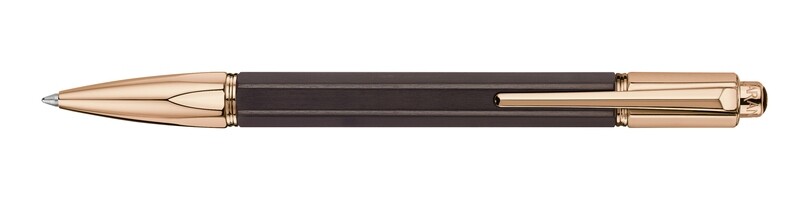 Stylo Bille VARIUS EBONY Plaqué Or Rose