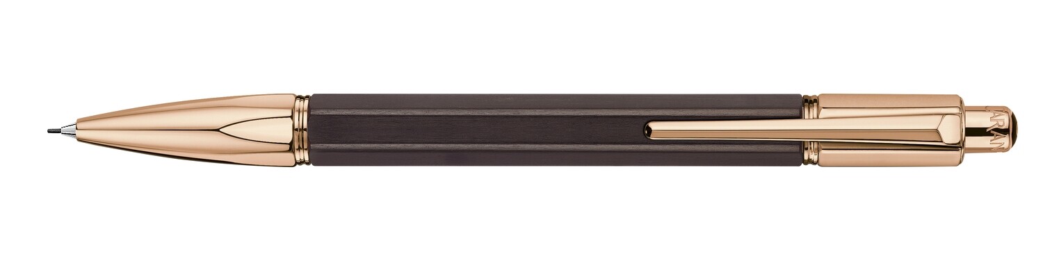 Porte-Mine VARIUS EBONY Plaqué Or Rose