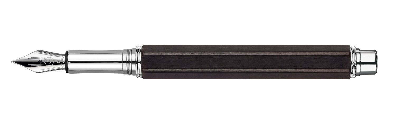 Stylo plume VARIUS EBONY argenté rhodié
