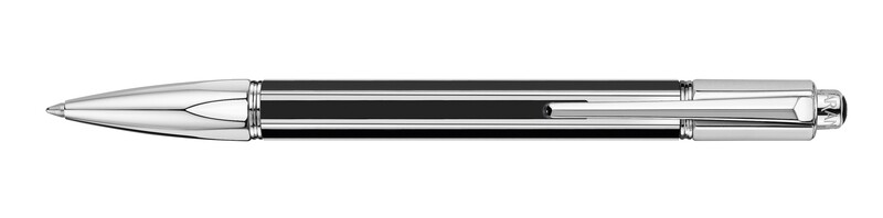 Stylo Bille VARIUS CHINA BLACK Argenté Rhodié