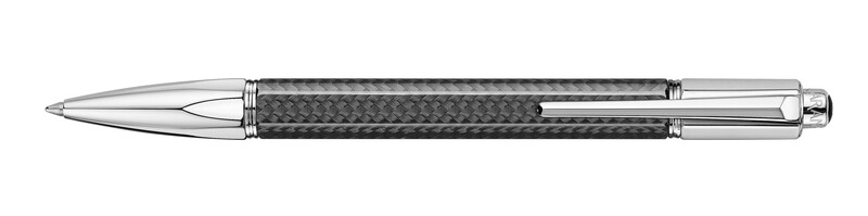 Stylo Bille VARIUS CARBON Argenté Rhodié