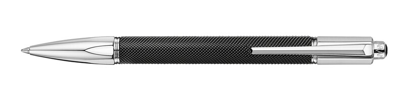Stylo Bille VARIUS IVANHOÉ BLACK Argenté Rhodié