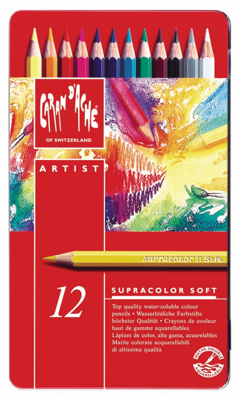 Boîte 12 Couleurs SUPRACOLOR® Soft Aquarelle