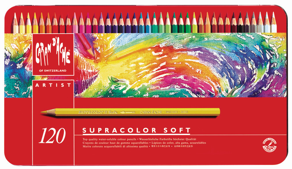 Boîte 120 Couleurs SUPRACOLOR® Soft Aquarelle