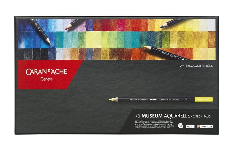 Boîte Standard 76 Couleurs MUSEUM Aquarelle