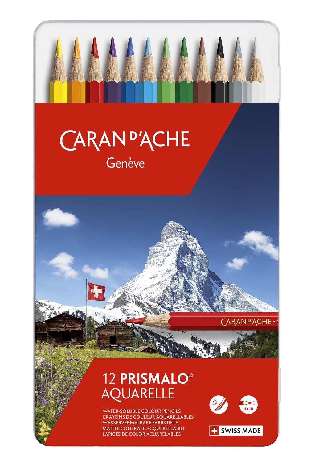 Boîte 12 Couleurs PRISMALO® Aquarelle