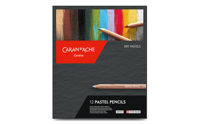 Boîte 12 Couleurs PASTEL PENCILS