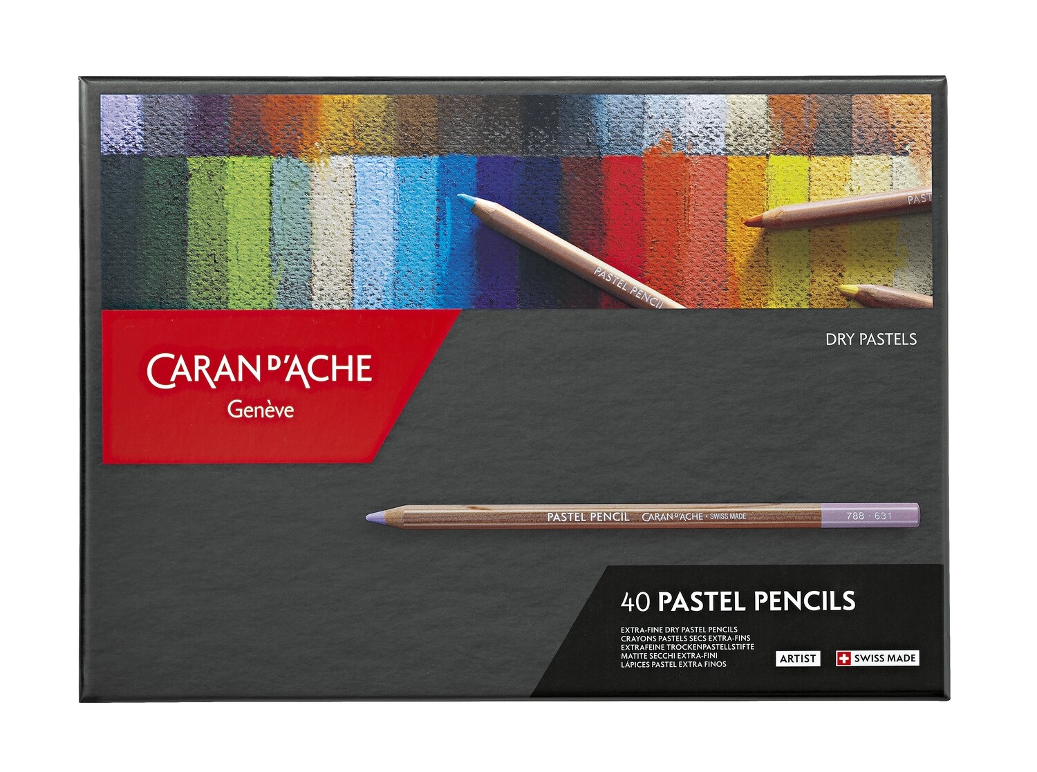 Boîte 40 Couleurs PASTEL PENCILS
