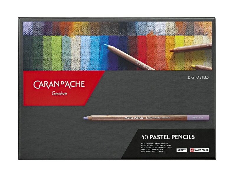 Boîte 40 Couleurs PASTEL PENCILS