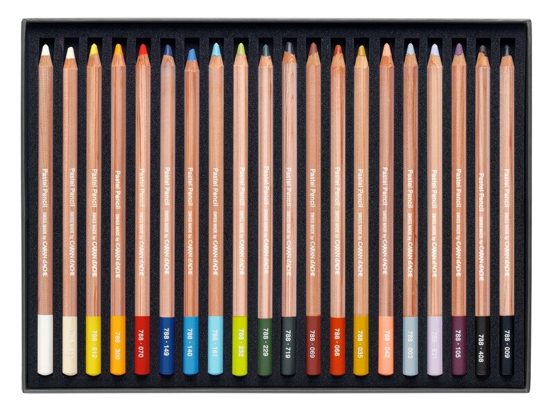 Boîte 20 Couleurs PASTEL PENCILS