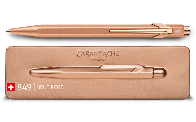Stylo Bille 849 BRUT ROSÉ avec Étui