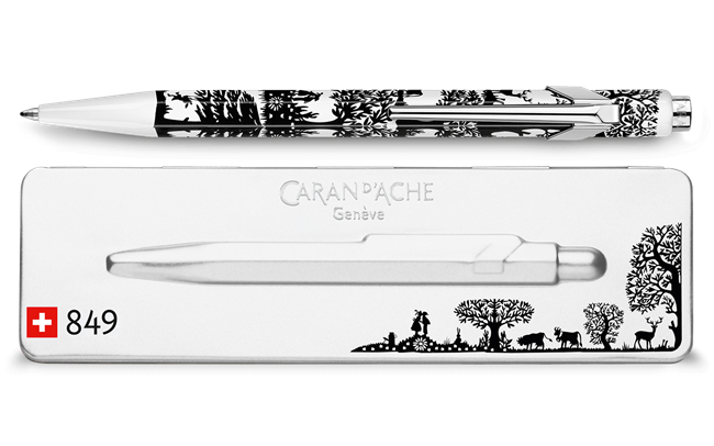 Stylo Bille 849 PAPIER DÉCOUPÉ avec Étui