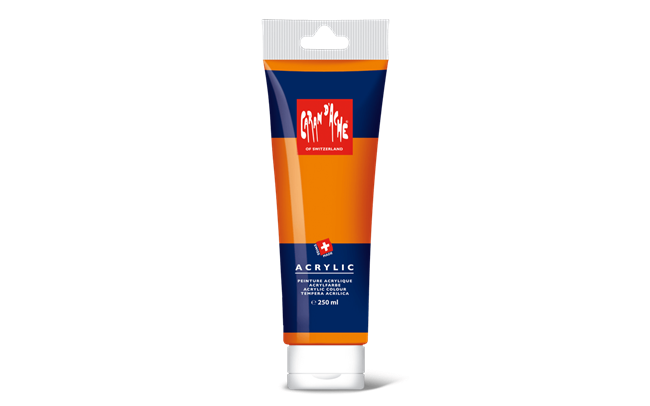 ACRYLIC 250 ml Rouge Orangé