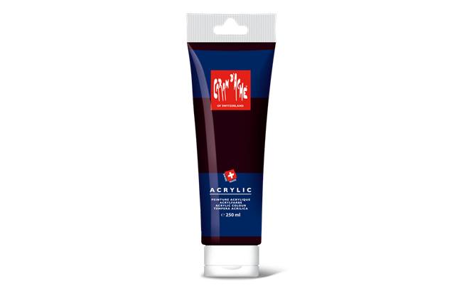 ACRYLIC – Garance brune, tube 250 ml